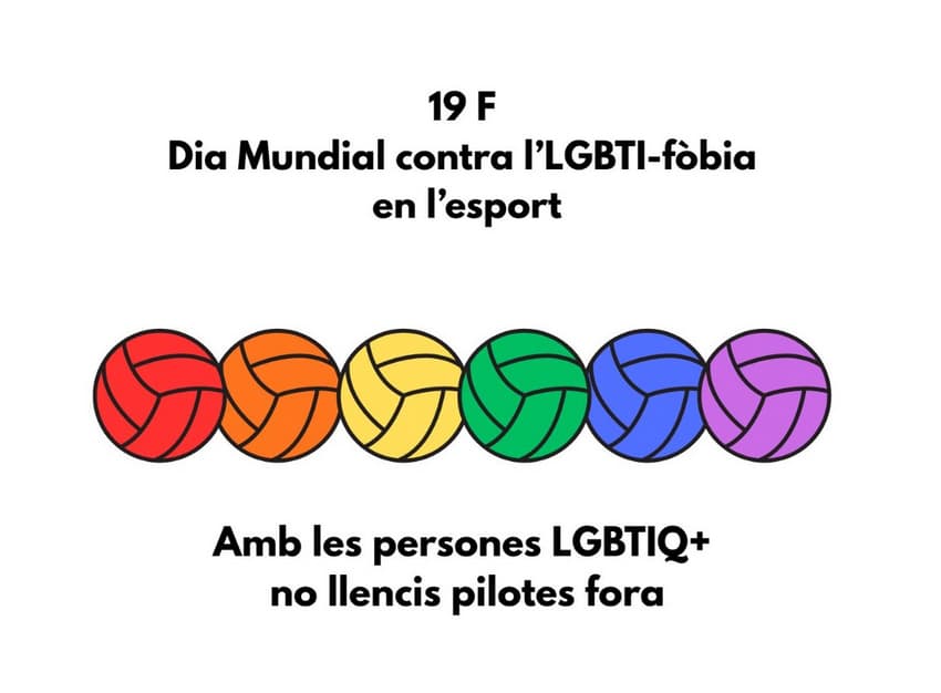 Donem suport al Dia Mundial contra l’LGBTI-fòbia en l’Esport