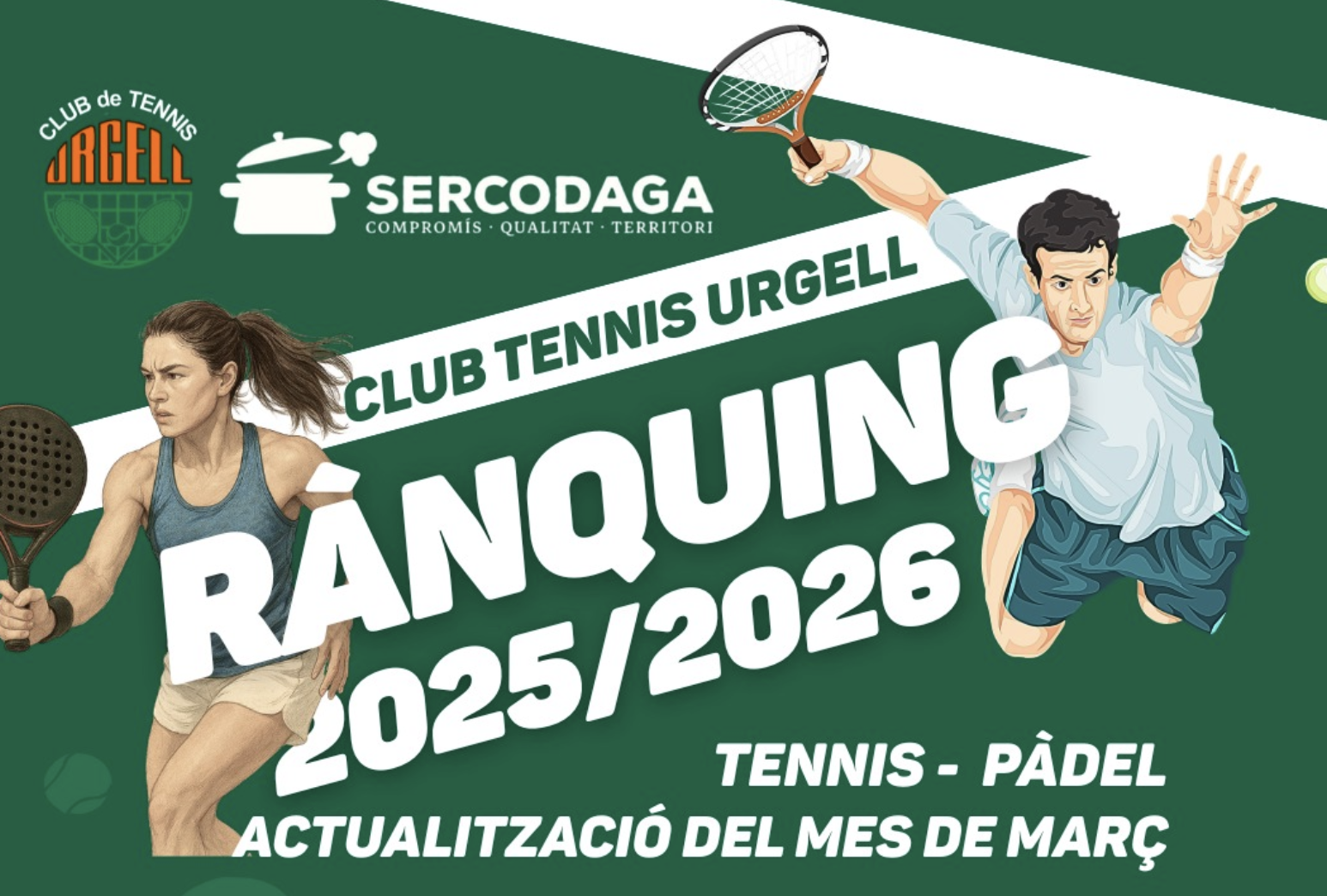 Actualització Rànquing de Pàdel del mes de març