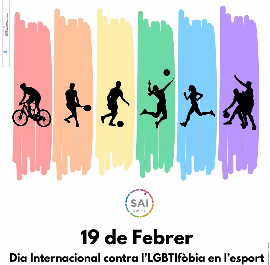 L’Urgell s’adhereix al Dia Internacional contra I’LGBTIfòbia en l’esport