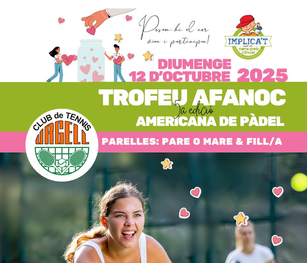 Inscripcions per al Trofeu AFANOC del 12 d’octubre