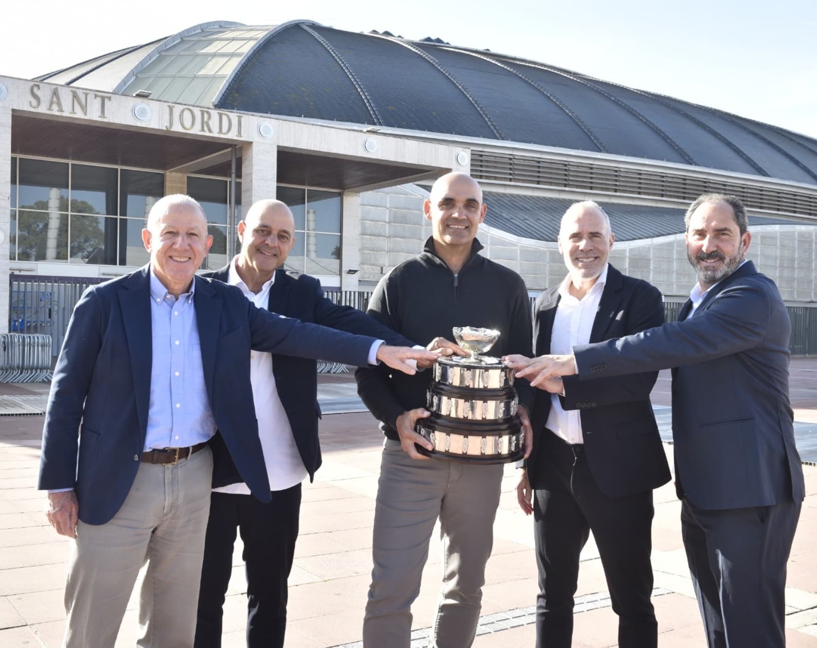 Albert Costa i l’Urgell, a l’acte de commemoració del 25è aniversari de la primera Davis d’Espanya