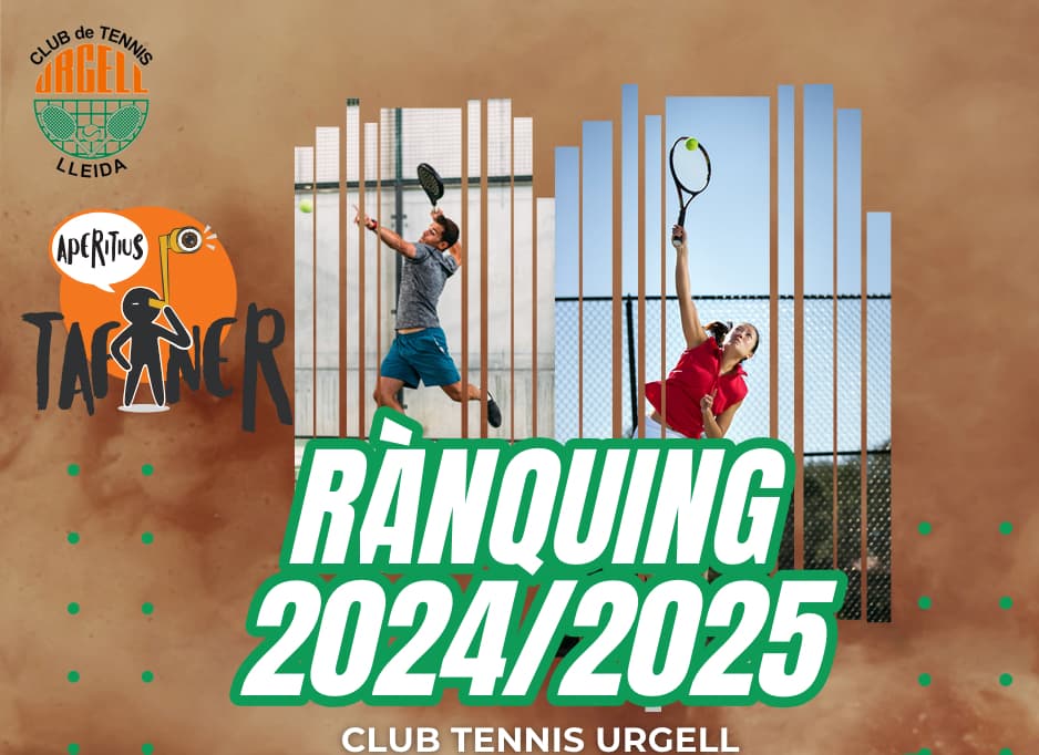 Rànquings de tennis i pàdel desembre/gener 2025